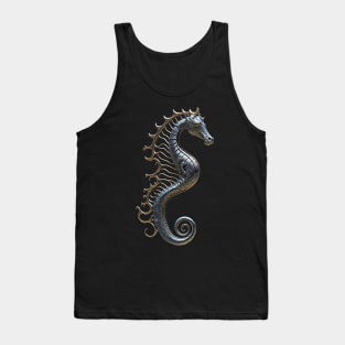 Metallic Seahorse Tank Top